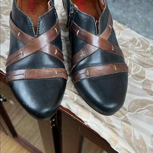 Pikolinos Lillie black leather ankle boots Size 39 - Picture 3 of 12